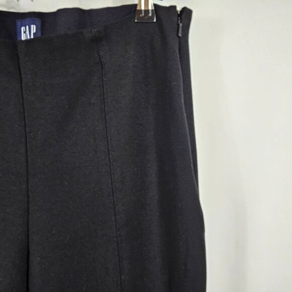 GAP High Rise Split Hem Pants In Black - Size 12 - Picture 5 of 8